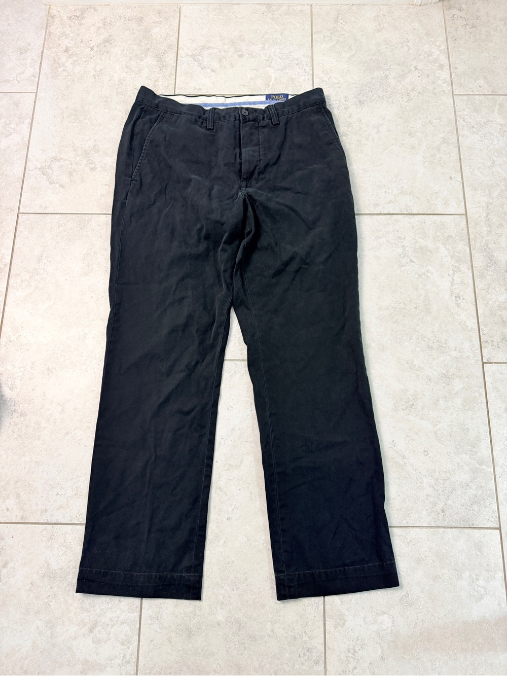 Polo Ralph Lauren Classic Fit Chino Pants Men’s 32x30 Black Casual Straight